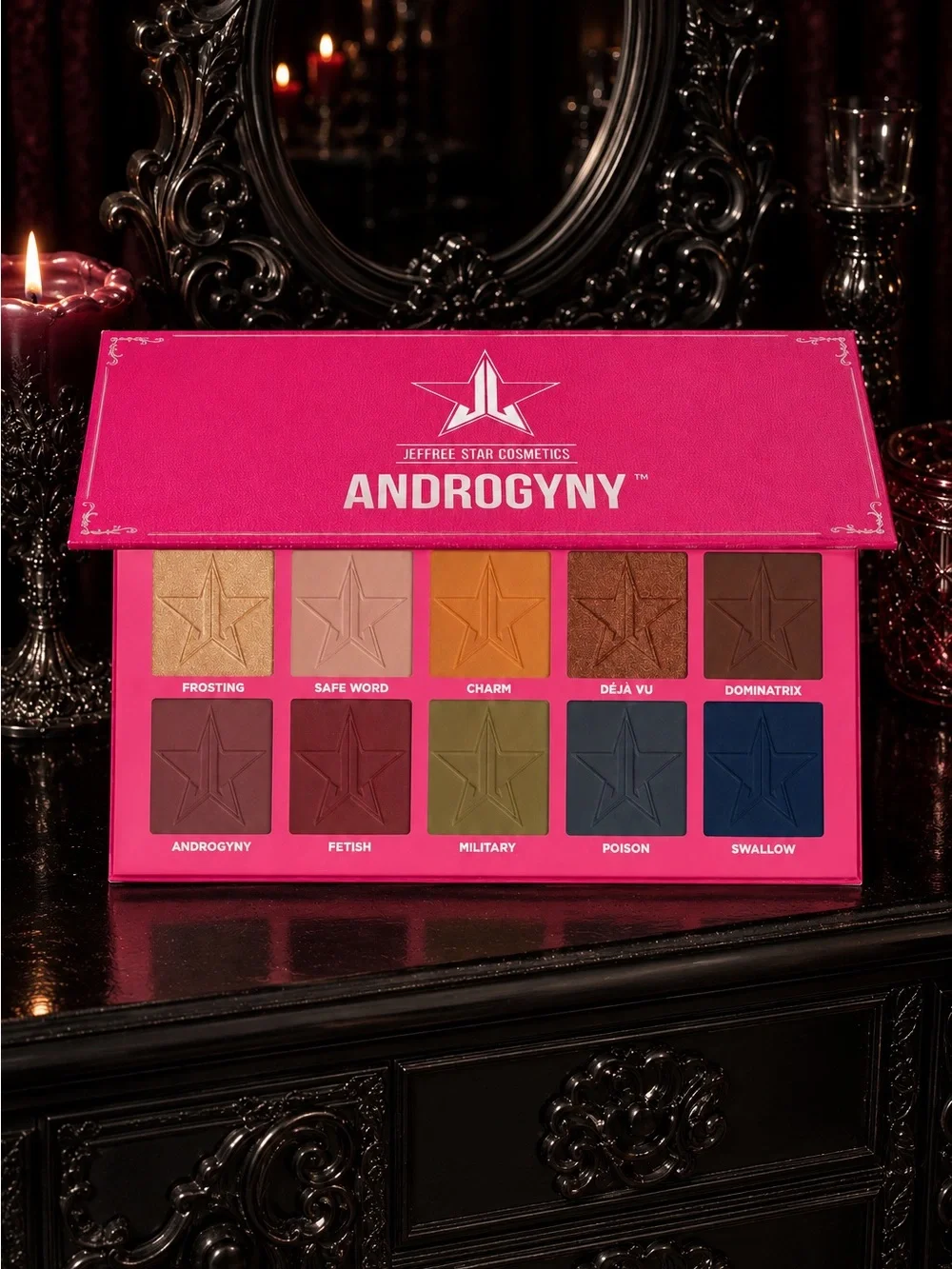Jeffree Star Androgyny Eyeshadow Palette 10 Shades NWT Retired